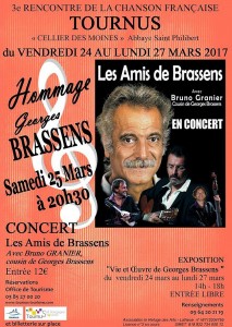 « Hommage à Georges BRASSENS » à Tournus (Sortir)