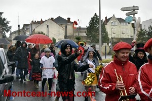 Carnaval de Montceau Commerces : pluvieux mais heureux