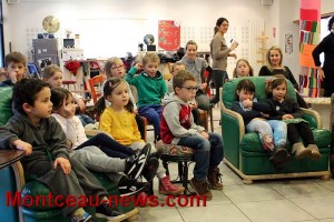 L’école Pasteur à la bibliothèque à l’ECLA (Saint-Vallier)