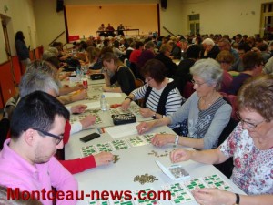 Loto de la société de chasse la Saint Hubert à Pouilloux