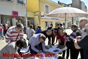 Rassemblement des retraités à l’appel de la CGT (Montceau)