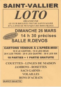 Joyeuse pétanque des Bois Francs – Club Bouliste FSGT (Saint-Vallier)