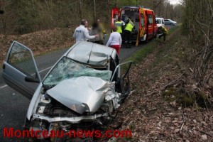 Faits divers – Entre Saint-Vallier et Pouilloux, une conductrice sérieusement touchée