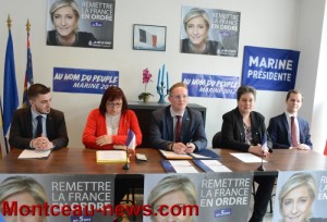 Politique : Présentation par le Front National de ses candidats aux futures législatives