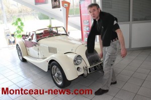 Visite au garage Georges Bobin, distributeur officiel Morgan à Saint-Vallier