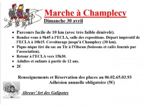 Dimanche 30 avril 2017, avec l’Abreuv’art des Galipotes à Saint-Vallier