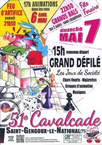 Cavalcade Saint Gengoux le National (Sortir)