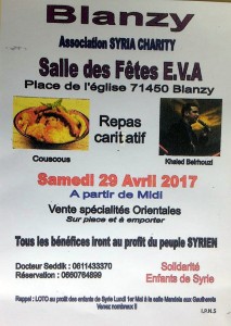Syria Charity (Humanitaire – sortir)