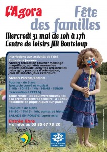 Mercredi 31 mai 2017, de 10h à 17h au centre des loisirs Jean Marcel Bouteloup à Saint-Vallier
