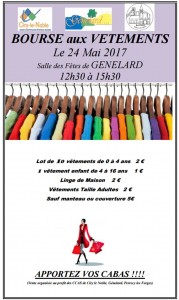 Bourse aux vêtements à Génelard