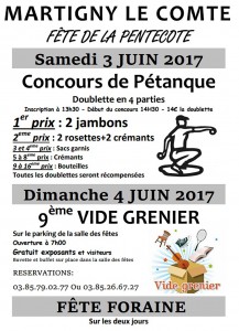Fête de la Pentecôte à Martigny le Comte (Sortir)