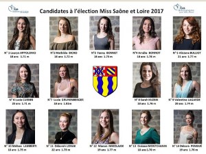 Election de Miss Saône et Loire 2017 à Montceau (Sortir)