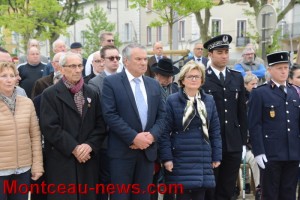 Commémoration de la victoire du 8 mai 1945 à Montceau et Saint-Bérain-Sous-Sanvignes