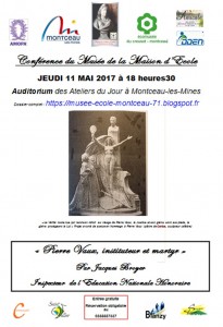 Conférence du Musée de la maison de l&rsquo;école (Montceau)