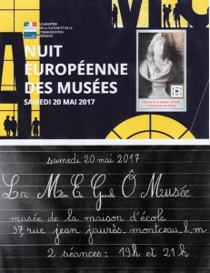 Nuit des musées à la Maison d’école (Montceau-les-Mines)