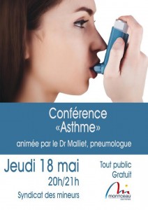 Conférence sur « l’Asthme » (Montceau-les-Mines)