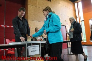 Election présidentielle, second tour, à Saint-Vallier