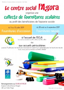 Collecte de fournitures scolaires (Saint-Vallier)