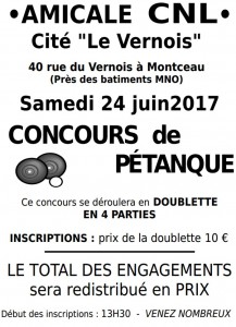 Amicale CNL du Vernois (Montceau-les-Mines)