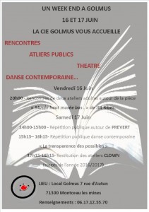 Un Week-end à Golmus (Montceau)
