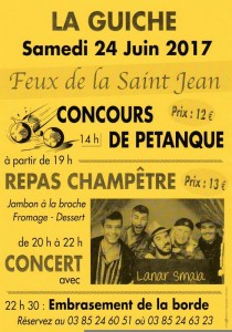 Feux de la Saint Jean La Guiche