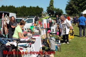 La 27e brocante et puces organisée par la chasse Saint Hubert à Pouilloux