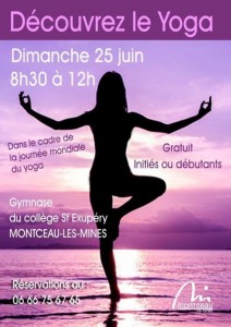 Journée Mondiale du Yoga à Montceau
