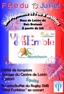 Bal populaire et feu d&rsquo;artifices à Montchanin