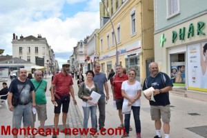 Ordonnances et loi travail : distribution de tracts (Montceau)