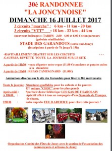 Comité des fêtes de Joncy (Sortir – Randonnée)