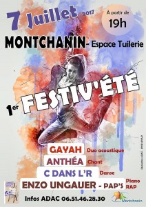 Vendredi 7 juillet : 1er FESTIV&rsquo;ÉTÉ à Montchanin (Sortir)