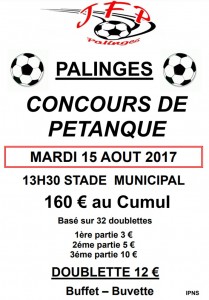 Concours de pétanque (Palinges)