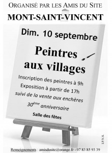 « Peintres au village » (Mont-Saint-Vincent)