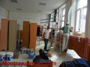 Visite des travaux (Blanzy)