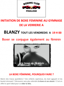 Boxing club de Pouilloux