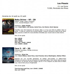 Cinéma Le Plessis (Montceau)