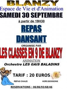 RAPPEL : Classes en 9 ( Blanzy )