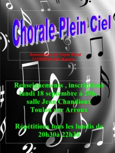 Chorale « Plein Ciel » (Toun-sur-Arroux)