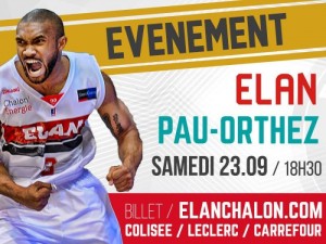 BASKET (Pro A) : «Elan Chalon – Pau Orthez»