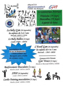 Blanzy Gymnastique