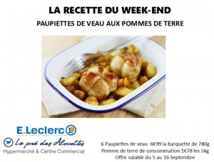 La recette du Week-end