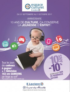 Les 10 ans de l’Espace Culturel Leclerc de Montceau