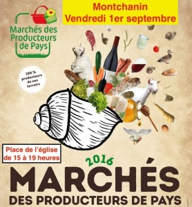 Marché des producteurs de pays à Montchanin