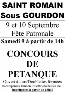 Foyer Rural de Saint Romain Sous Gourdon (Sortir)