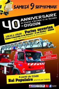 Centre d&rsquo;Incendie et de Secours de Digoin (Sortir)