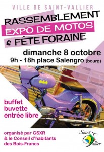 Rassemblement, expo de motos et fête foraine à Saint-Vallier