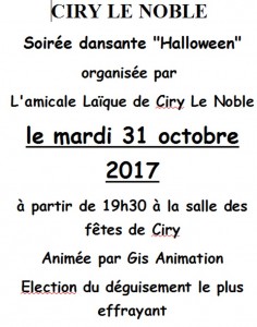 Amicale laïque de Ciry le Noble (Sortir)