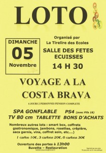 « Tire-lire des écoles » Ecuisses (Sortir)
