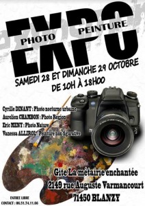 Exposition photo peinture (Blanzy)