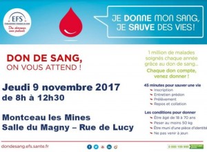 Don du sang à Montceau
